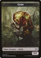 Demon // Germ Double-Sided Token [Double Masters Tokens] | Kessel Run Games Inc. 