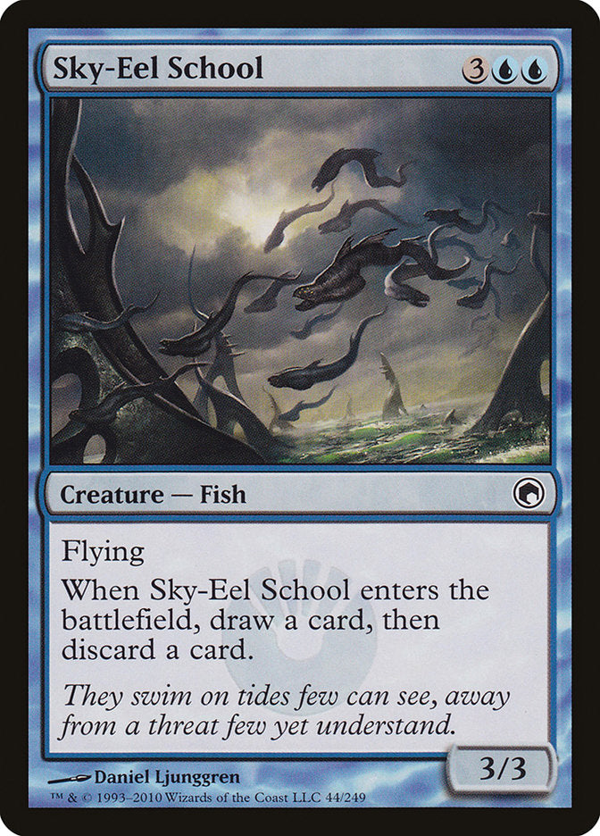 Sky-Eel School [Scars of Mirrodin] | Kessel Run Games Inc. 
