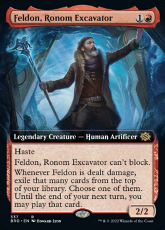 Feldon, Ronom Excavator (Extended Art) [The Brothers' War] | Kessel Run Games Inc. 