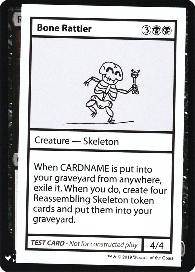 Bone Rattler [Mystery Booster Playtest Cards] | Kessel Run Games Inc. 