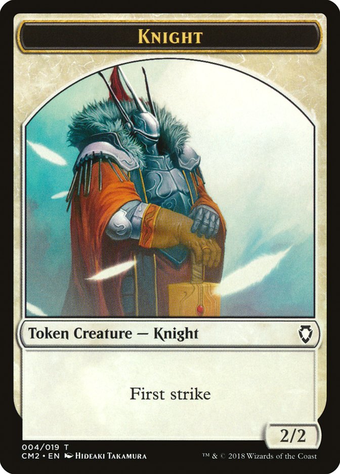 Knight Token [Commander Anthology Volume II Tokens] | Kessel Run Games Inc. 