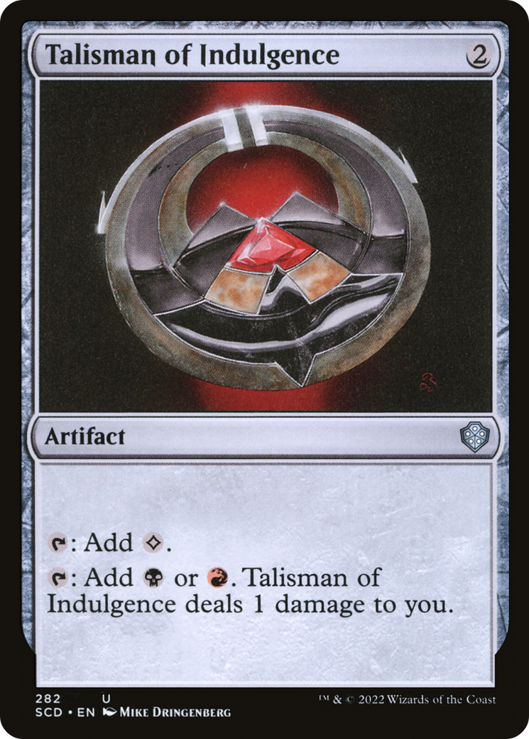 Talisman of Indulgence [Starter Commander Decks] | Kessel Run Games Inc. 