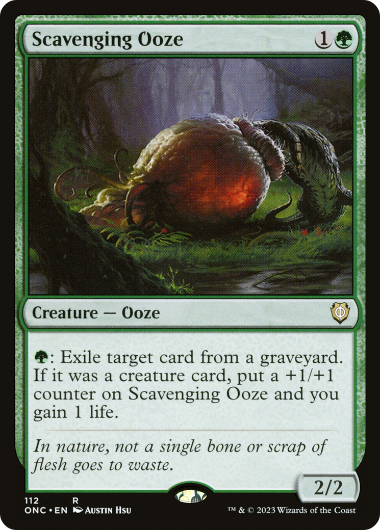 Scavenging Ooze [Phyrexia: All Will Be One Commander] | Kessel Run Games Inc. 