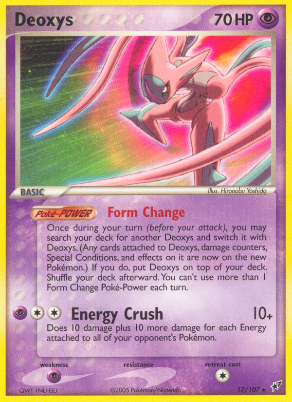 Deoxys (17/107) [EX: Deoxys] | Kessel Run Games Inc. 