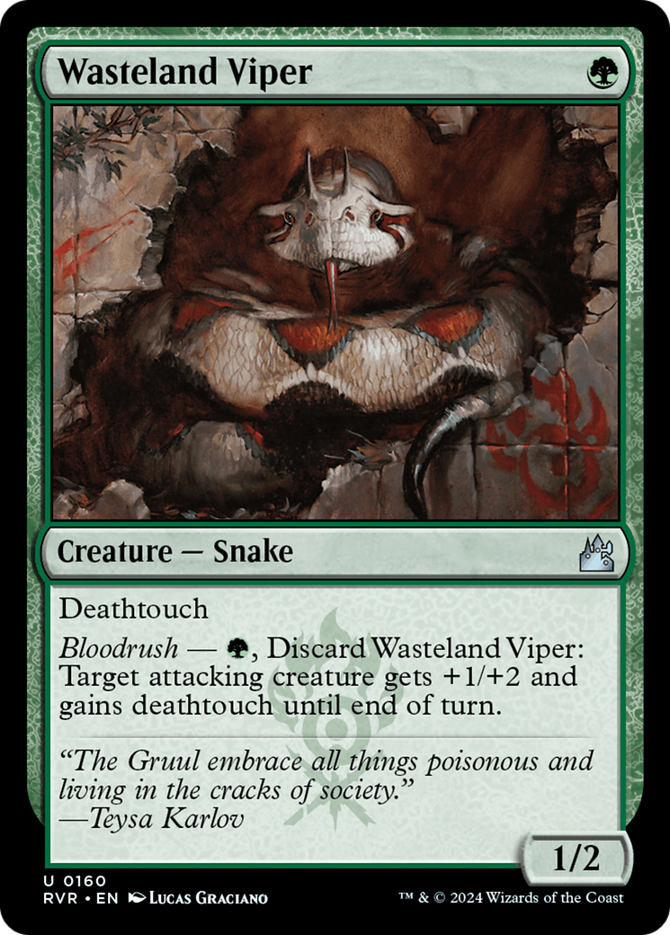 Wasteland Viper [Ravnica Remastered] | Kessel Run Games Inc. 