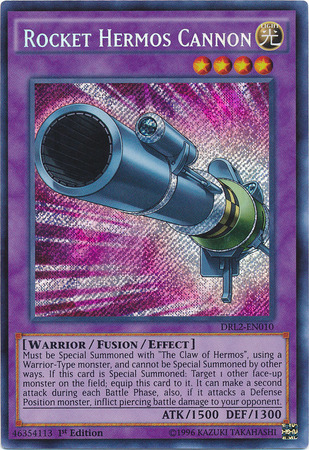 Rocket Hermos Cannon [DRL2-EN010] Secret Rare | Kessel Run Games Inc. 