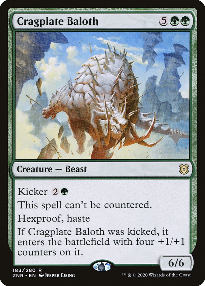 Cragplate Baloth (Promo Pack) [Zendikar Rising Promos] | Kessel Run Games Inc. 