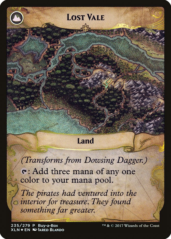 Dowsing Dagger // Lost Vale (Buy-A-Box) [Ixalan Treasure Chest] | Kessel Run Games Inc. 