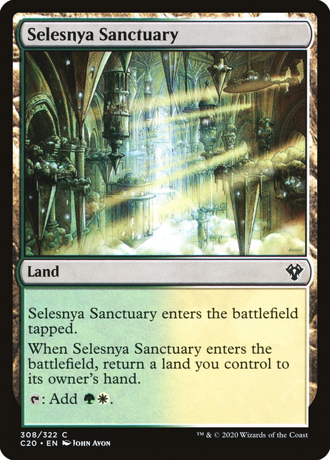 Selesnya Sanctuary [Commander 2020] | Kessel Run Games Inc. 