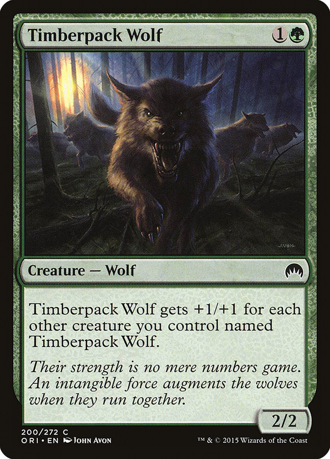 Timberpack Wolf [Magic Origins] | Kessel Run Games Inc. 