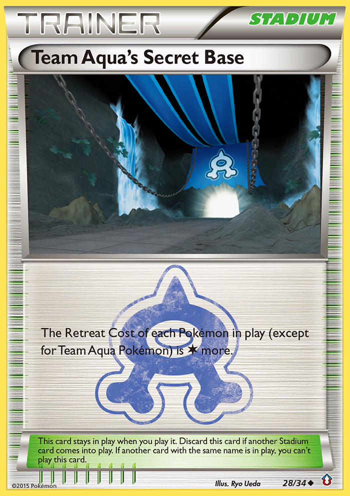 Team Aqua's Secret Base (28/34) [XY: Double Crisis] | Kessel Run Games Inc. 