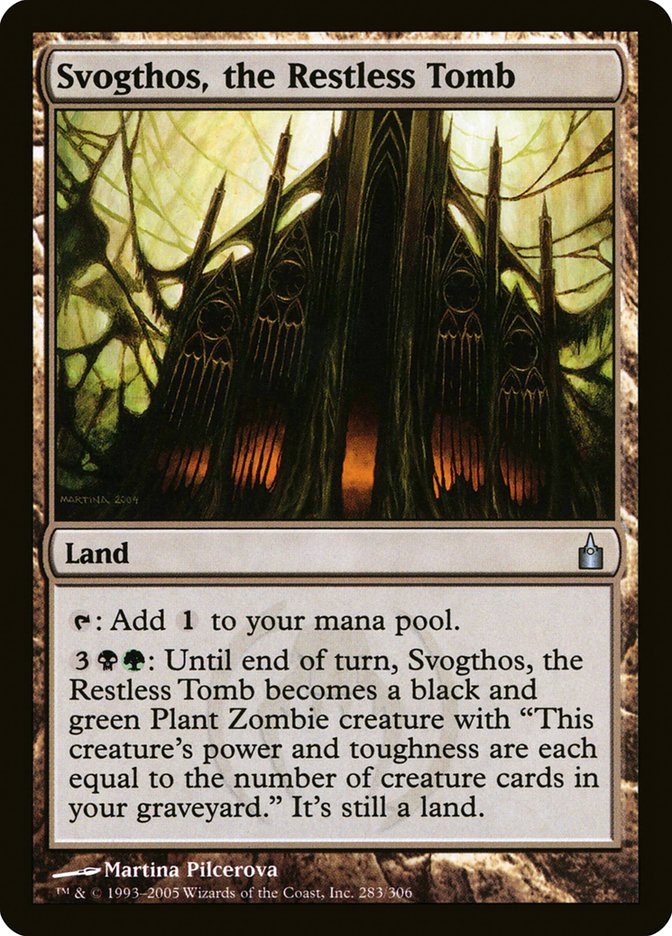 Svogthos, the Restless Tomb [Ravnica: City of Guilds] | Kessel Run Games Inc. 