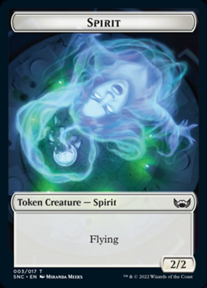 Spirit Token [Streets of New Capenna Tokens] | Kessel Run Games Inc. 