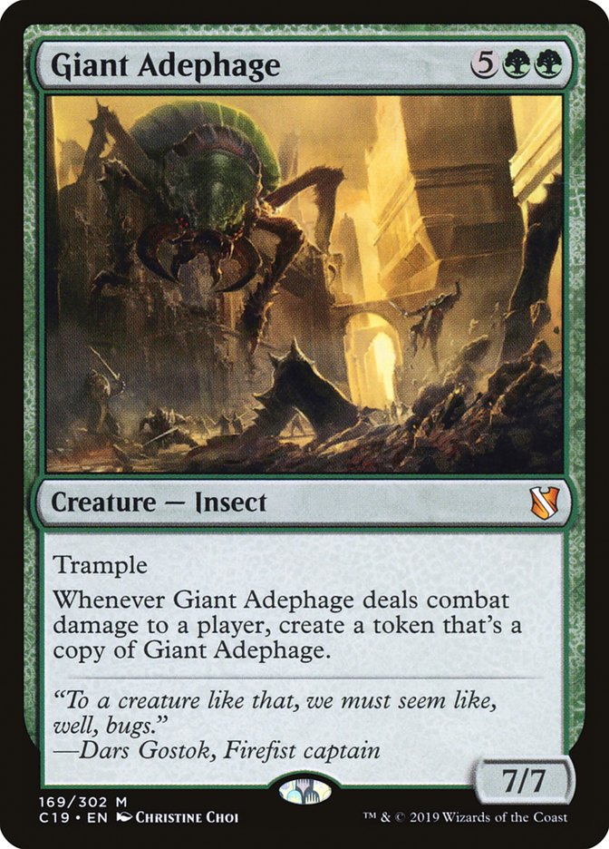 Giant Adephage [Commander 2019] | Kessel Run Games Inc. 