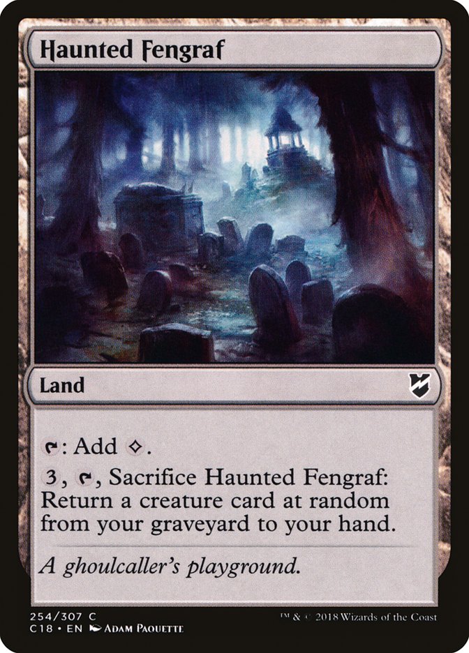 Haunted Fengraf [Commander 2018] | Kessel Run Games Inc. 