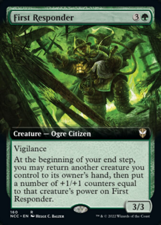 First Responder (Extended Art) [Streets of New Capenna Commander] | Kessel Run Games Inc. 