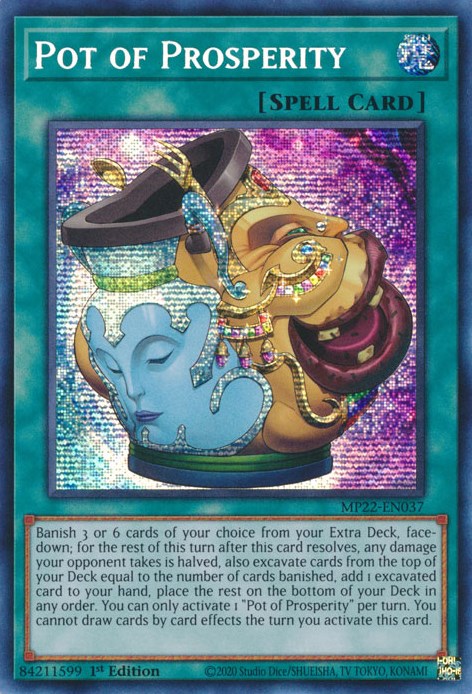 Pot of Prosperity [MP22-EN037] Prismatic Secret Rare | Kessel Run Games Inc. 