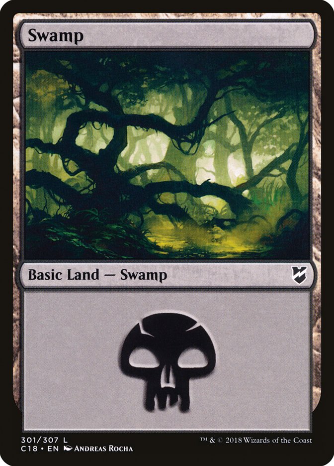 Swamp (301) [Commander 2018] | Kessel Run Games Inc. 