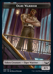 Ogre Warrior // Spirit Double-Sided Token [Streets of New Capenna Tokens] | Kessel Run Games Inc. 