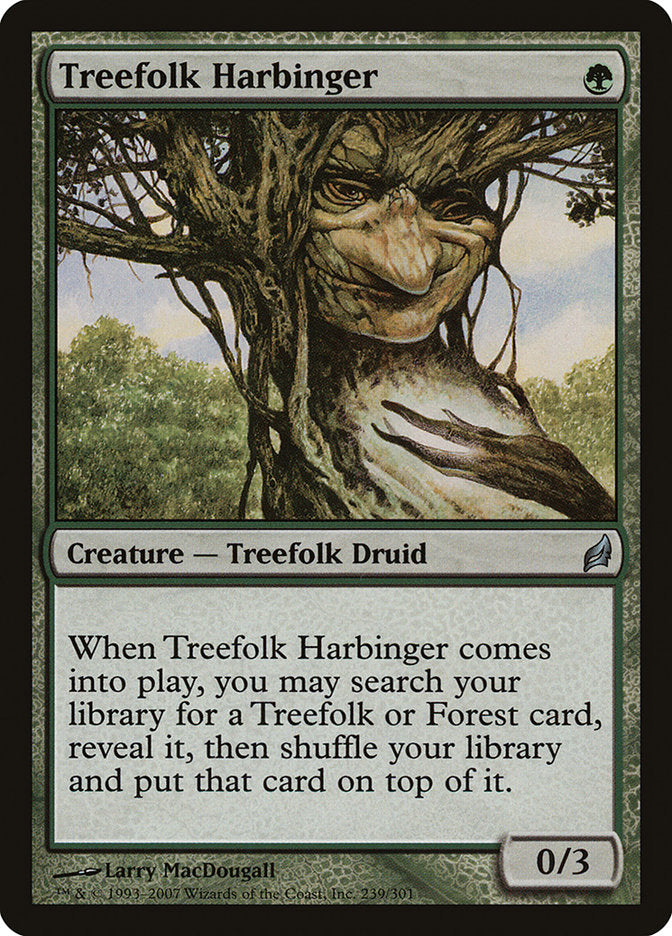 Treefolk Harbinger [Lorwyn] | Kessel Run Games Inc. 