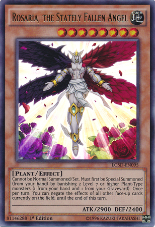 Rosaria, the Stately Fallen Angel [LC5D-EN095] Ultra Rare | Kessel Run Games Inc. 