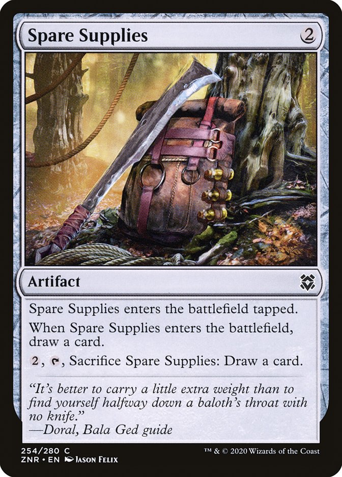 Spare Supplies [Zendikar Rising] | Kessel Run Games Inc. 