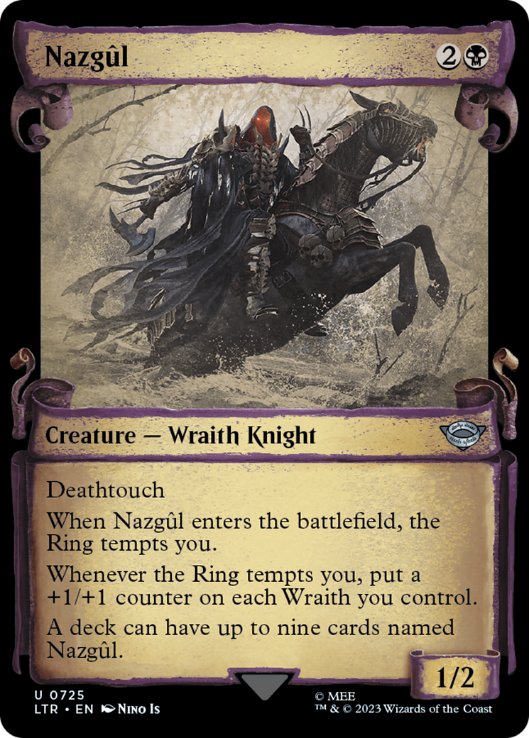 Nazgul (0725) [The Lord of the Rings: Tales of Middle-Earth Showcase Scrolls] | Kessel Run Games Inc. 