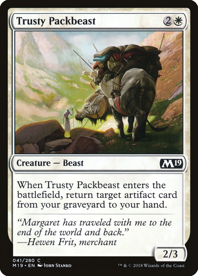 Trusty Packbeast [Core Set 2019] | Kessel Run Games Inc. 