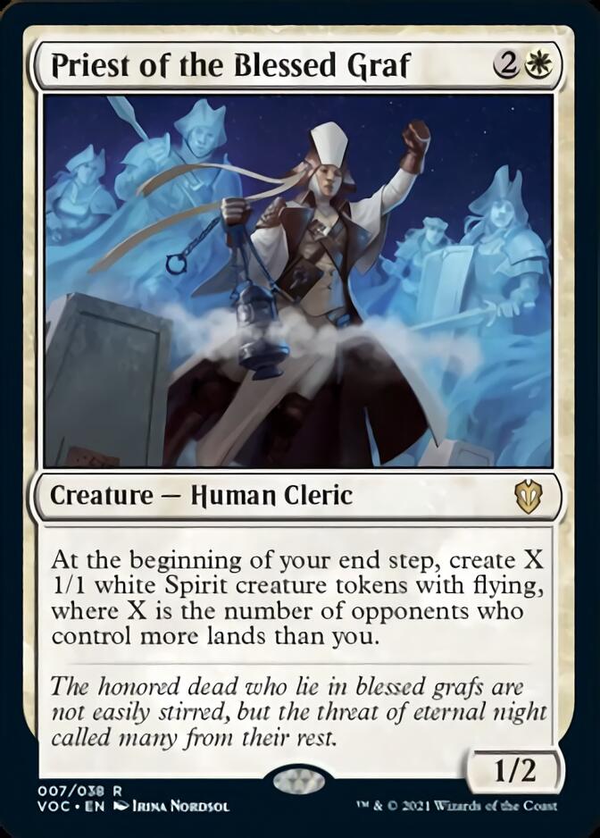 Priest of the Blessed Graf [Innistrad: Crimson Vow Commander] | Kessel Run Games Inc. 