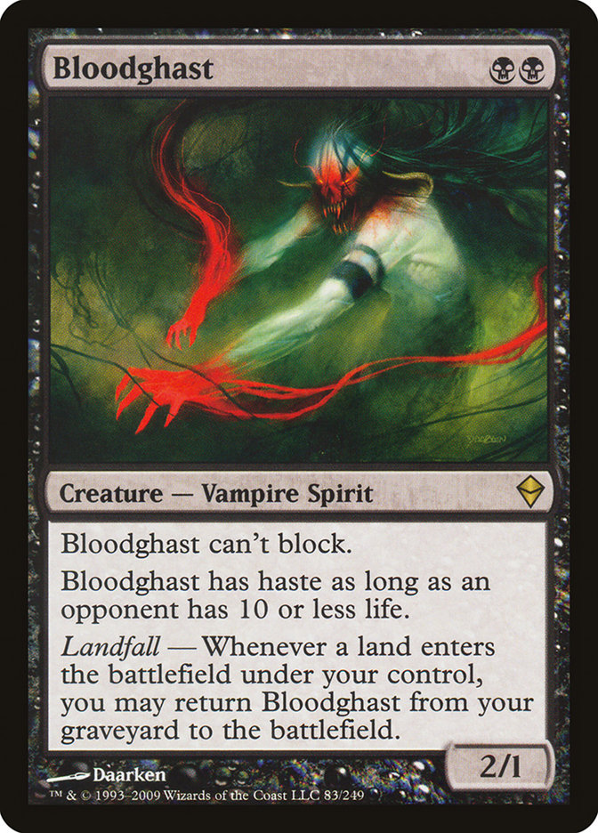 Bloodghast [Zendikar] | Kessel Run Games Inc. 