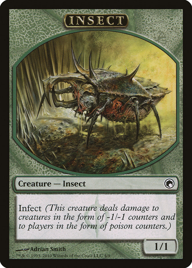 Insect Token [Scars of Mirrodin Tokens] | Kessel Run Games Inc. 