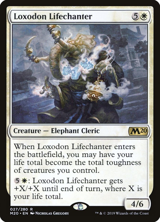 Loxodon Lifechanter [Core Set 2020] | Kessel Run Games Inc. 