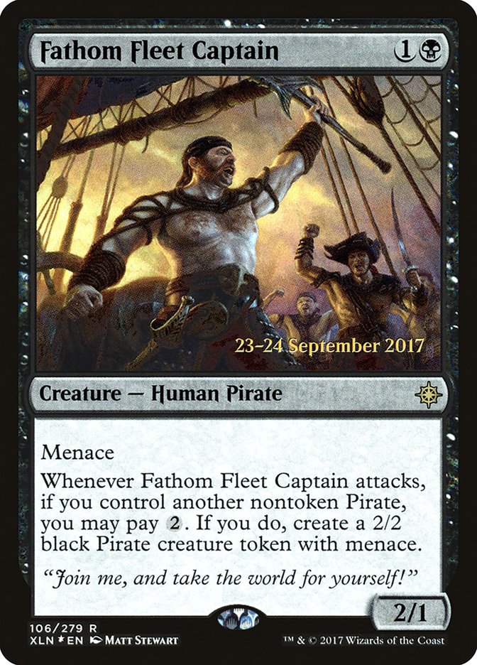 Fathom Fleet Captain [Ixalan Prerelease Promos] | Kessel Run Games Inc. 