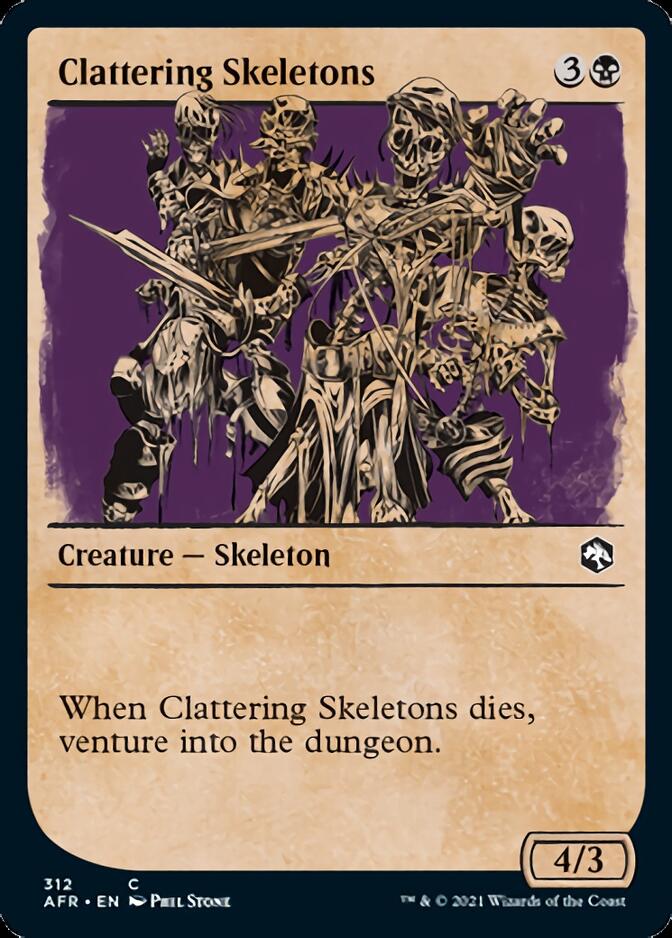 Clattering Skeletons (Showcase) [Dungeons & Dragons: Adventures in the Forgotten Realms] | Kessel Run Games Inc. 