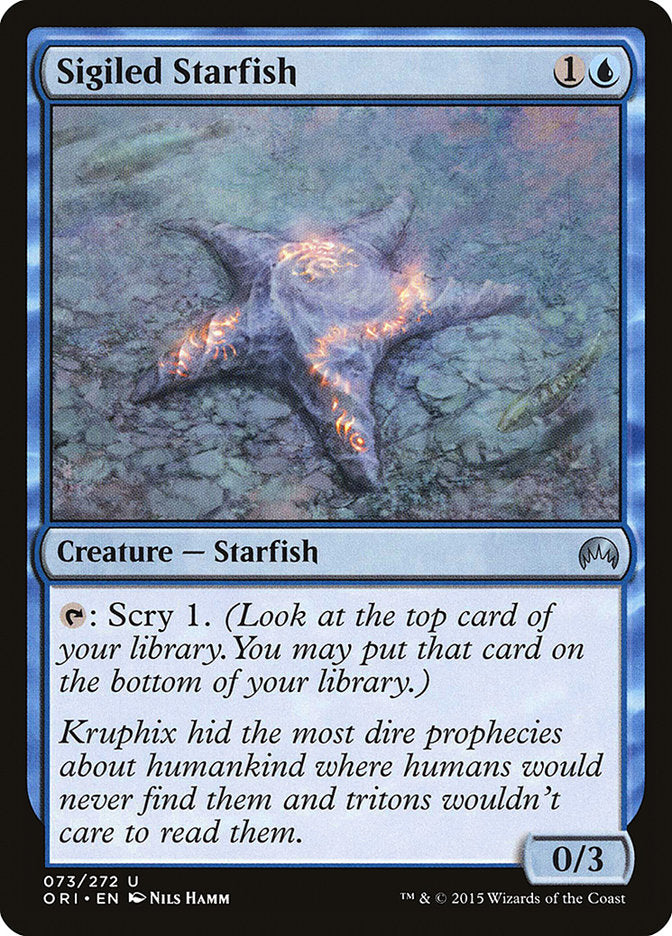 Sigiled Starfish [Magic Origins] | Kessel Run Games Inc. 