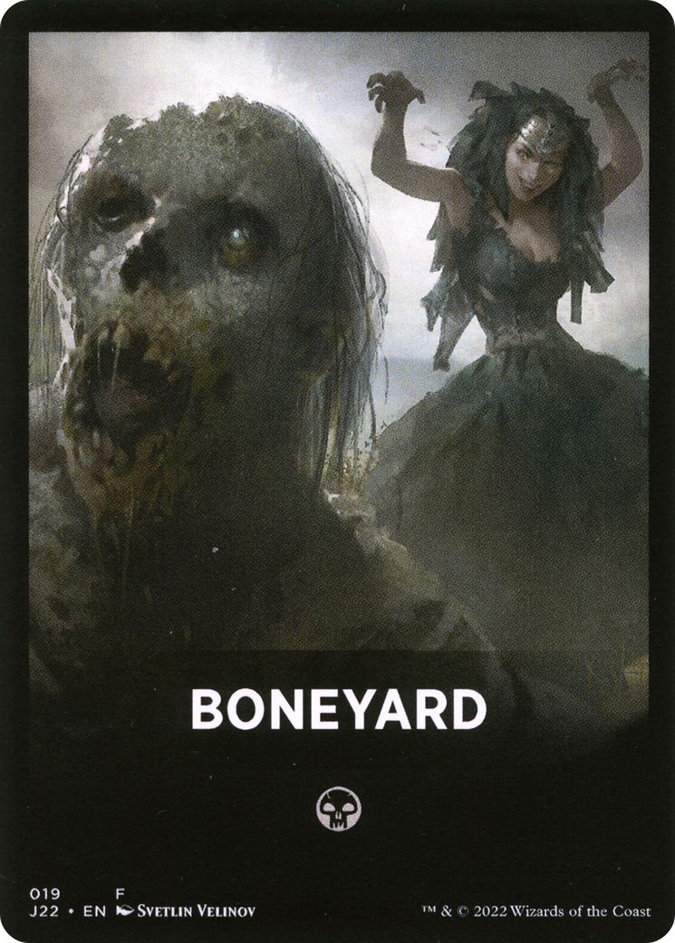 Boneyard Theme Card [Jumpstart 2022 Front Cards] | Kessel Run Games Inc. 