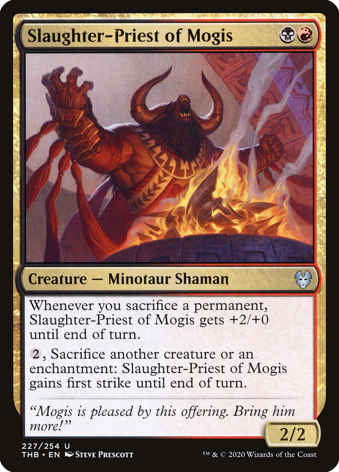Slaughter-Priest of Mogis [Theros Beyond Death] | Kessel Run Games Inc. 