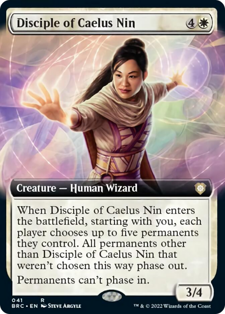 Disciple of Caelus Nin (Extended Art) [The Brothers' War Commander] | Kessel Run Games Inc. 