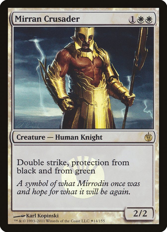 Mirran Crusader (Buy-A-Box) [Mirrodin Besieged Promos] | Kessel Run Games Inc. 