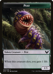 Pest // Jace, Telepath Unbound Emblem Double-Sided Token [Secret Lair: From Cute to Brute Tokens] | Kessel Run Games Inc. 