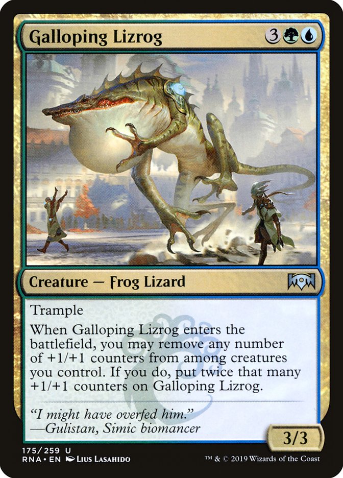 Galloping Lizrog [Ravnica Allegiance] | Kessel Run Games Inc. 