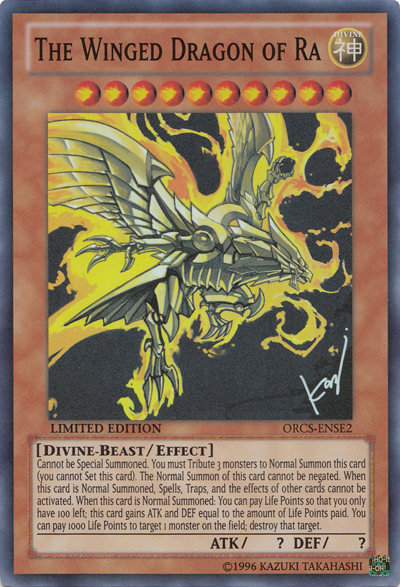 The Winged Dragon of Ra [ORCS-ENSE2] Super Rare | Kessel Run Games Inc. 