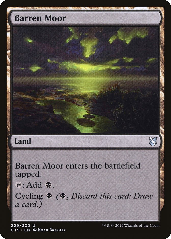 Barren Moor [Commander 2019] | Kessel Run Games Inc. 