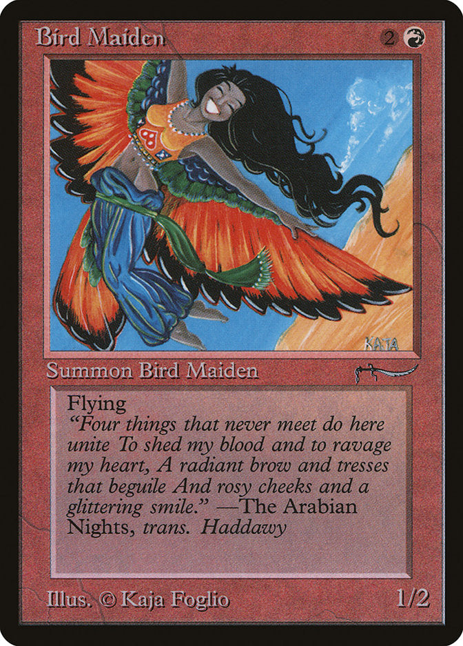Bird Maiden (Dark Mana Cost) [Arabian Nights] | Kessel Run Games Inc. 