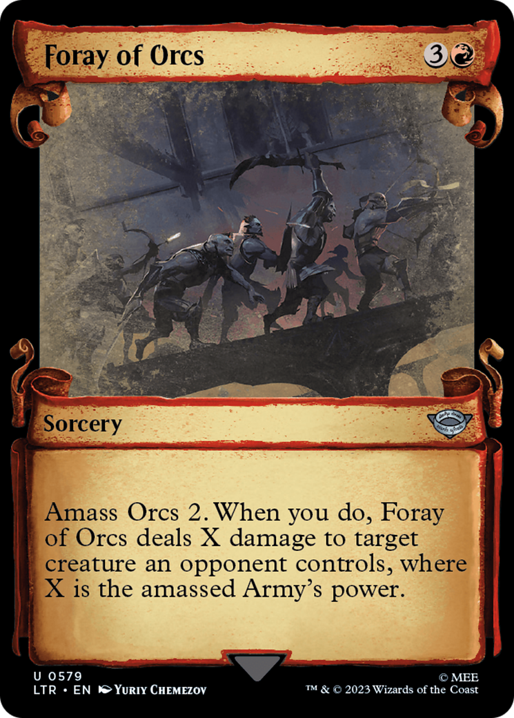Foray of Orcs [The Lord of the Rings: Tales of Middle-Earth Showcase Scrolls] | Kessel Run Games Inc. 