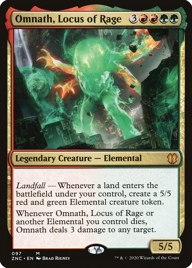 Omnath, Locus of Rage [Zendikar Rising Commander] | Kessel Run Games Inc. 