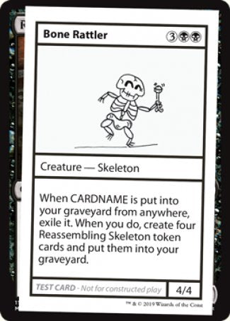 Bone Rattler (2021 Edition) [Mystery Booster Playtest Cards] | Kessel Run Games Inc. 