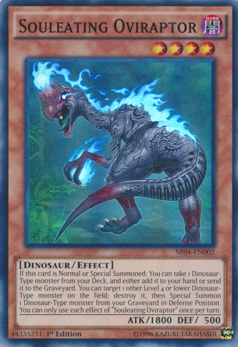 Souleating Oviraptor [SR04-EN002] Super Rare | Kessel Run Games Inc. 