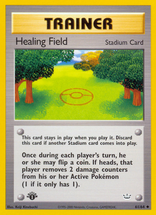 Healing Field (61/64) [Neo Revelation 1st Edition] | Kessel Run Games Inc. 