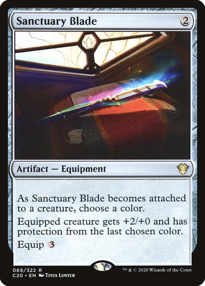 Sanctuary Blade [Commander 2020] | Kessel Run Games Inc. 
